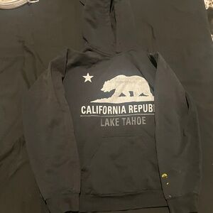 Gildan Black Bomber Jacket